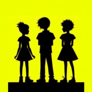 Tween silhouettes