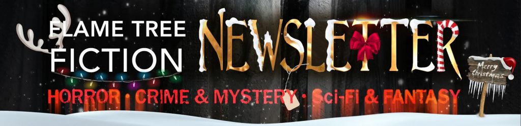Flame Tree Fiction Newsletter: Horror - Crime & Mystery - Sci-Fi & Fantasy
Christmas design with antlers, cane, Santa hat, et cetera