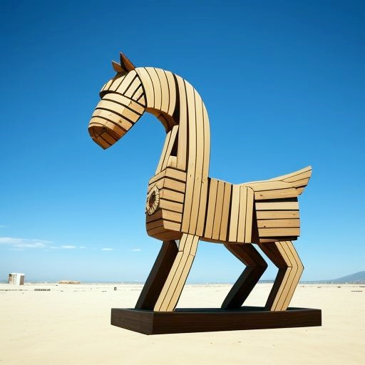 Wooden horse, Trojan War–style