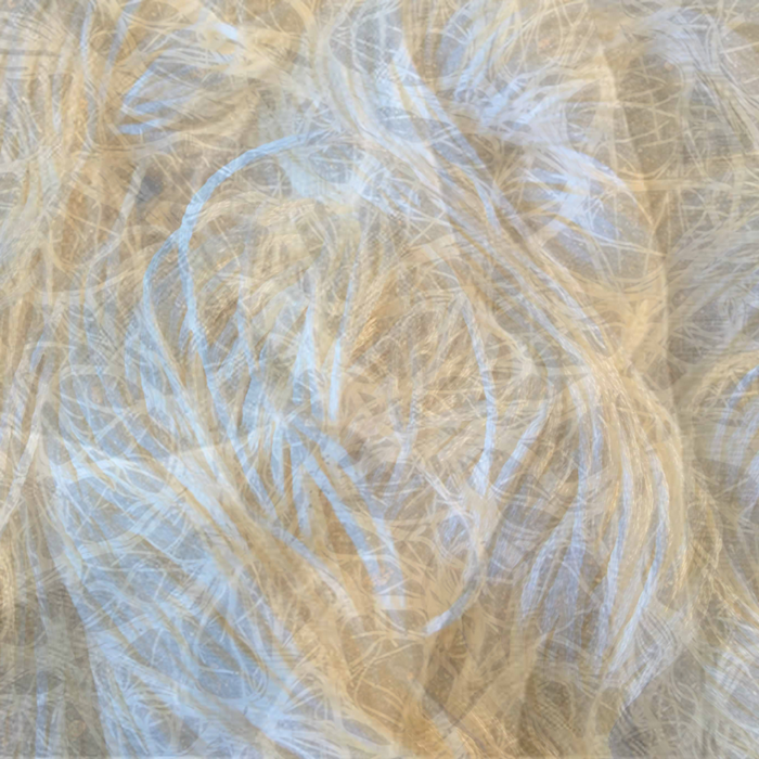 Threaded wool background